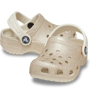 CROCS Kids Shimmer Sandals - Gold